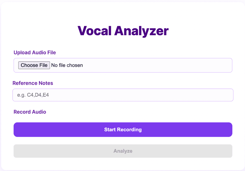 PitchPanel Product Screenshot